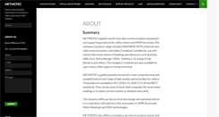 Desktop Screenshot of metmotec.com