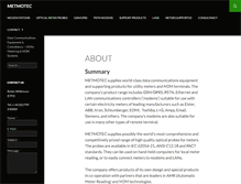 Tablet Screenshot of metmotec.com